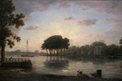 Orleans House, Twickenham, Middlesex, ca. 1800 door William Marlow