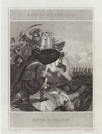 Slag bij Culloden door William Marshall Craig