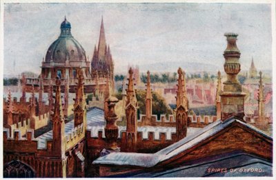 Oxford vanuit een Bovenraam door William Matthison