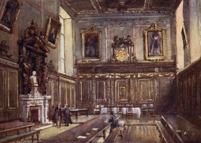 De hal van Clare College door William Matthison