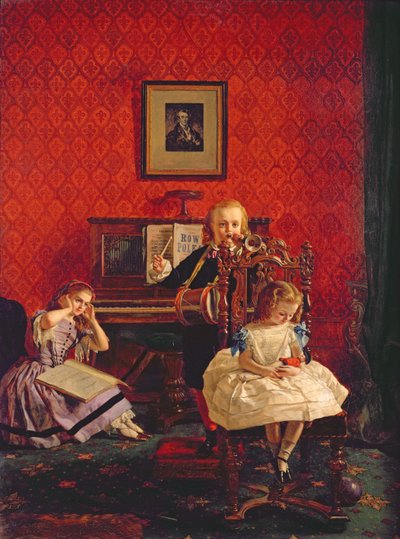 Muziek heeft charme, 1861 door William Maw Egley