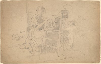 Venetiaans Kant Maken, eind 19e-begin 20e eeuw door William Merritt Chase