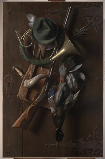Na de jacht, 1883 door William Michael Harnett