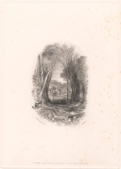 Chiefswood Cottage door William Miller
