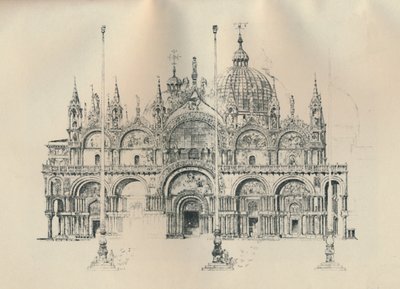 Façade van St. Marks door William Monk