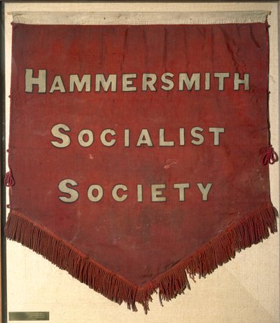 Banier van de Hammersmith Socialistische Vereniging door William Morris