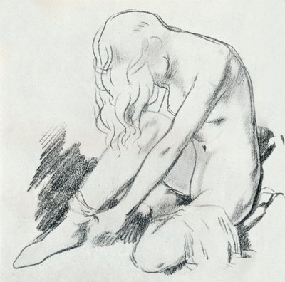 Een figuurstudie door William Newenham Montague Orpen