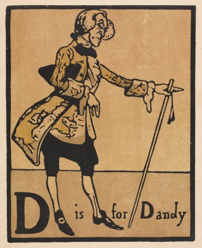Een alfabet: D is voor dandy door William Nicholson