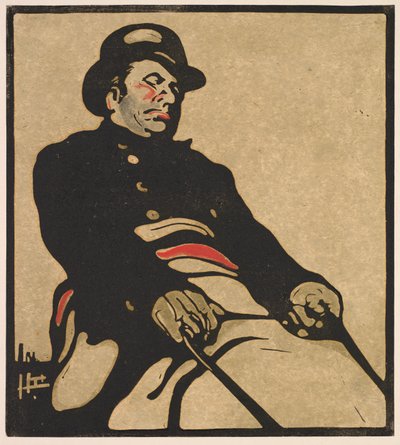 Londense Types: Buschauffeur door William Nicholson