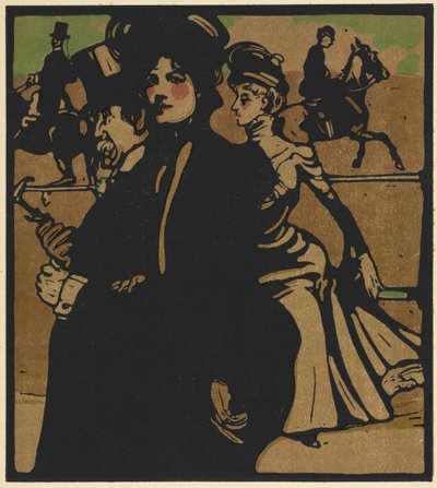 Londense types: Dame door William Nicholson