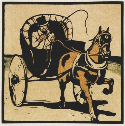 De Cabriolet door William Nicholson