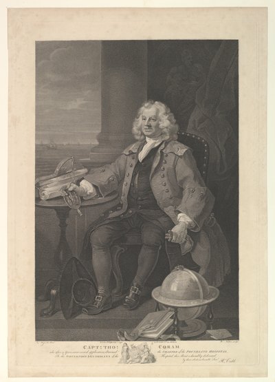 Kapitein Thomas Coram door William Nutter