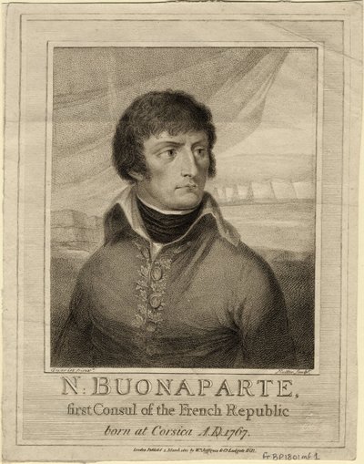 Napoleon Bonaparte als Eerste Consul van Frankrijk, 1801 door William Nutter