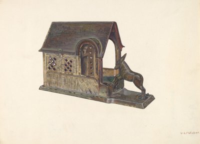 Speelgoedbank, ca. 1940 door William O. Fletcher