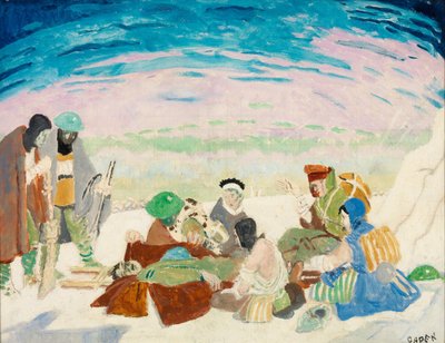 Dood in de sneeuw door William Orpen