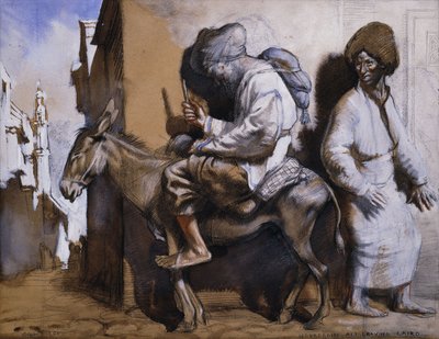 Noreddin Ali verlaat Caïro door William Orpen