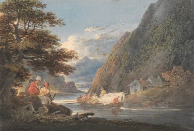 Op de Rivier Tivy, nabij Cardigan, Wales door William Payne