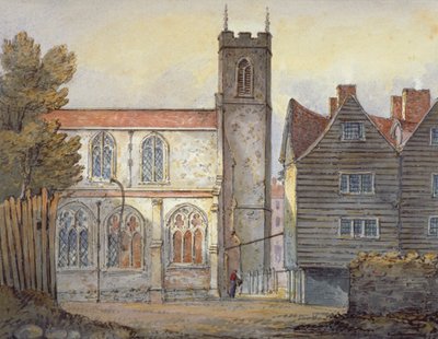 Kerk van St. Katherine bij de Toren, Stepney, Londen, 1815 door William Pearson