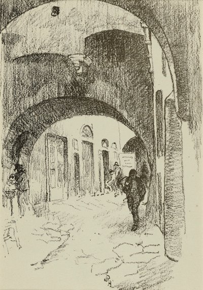 Bogen, Via Strozzi door William Penhallow Henderson