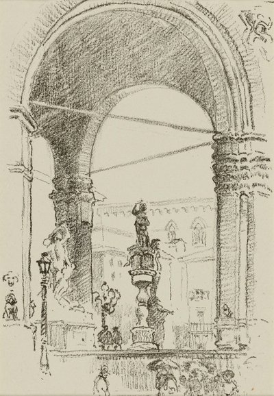 Loggia van Lanzi door William Penhallow Henderson