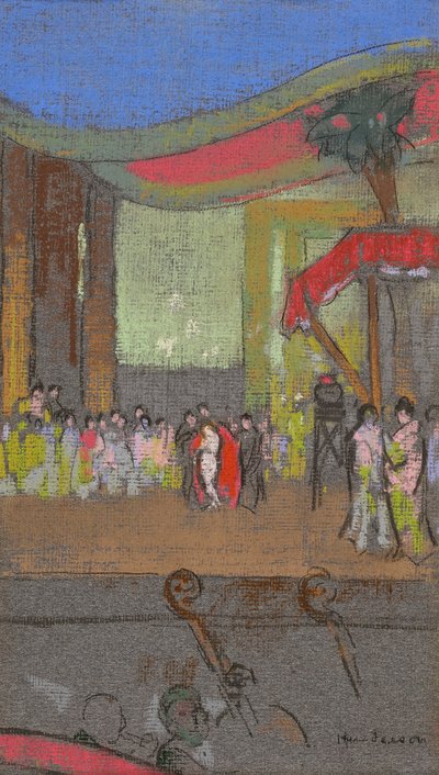 Decorontwerp voor opera door William Penhallow Henderson