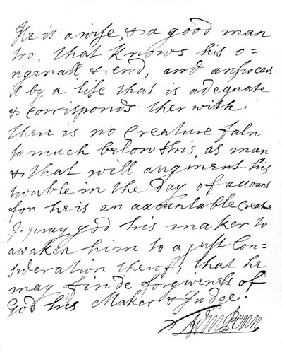 Een brief van William Penn uit Pennsylvania door William Penn