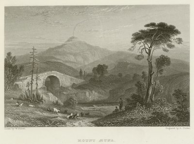 De berg Aetna door William Purser