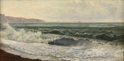 Ruw weer, West Bay, Dorset door William Pye