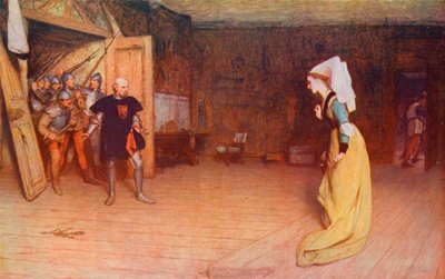 Shakespeare: Talbot en de Gravin van Auvergne, Koning Hendrik VI, Deel I, Act II, Scene 3 door William Quiller (after) Orchardson