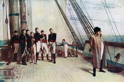 Napoleon aan boord van de Bellerophon, 1815, 1880 door William Quiller Orchardson