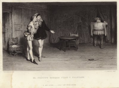 Prins Hendrik en Falstaff door William Quiller Orchardson