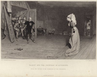 Talbot en de Gravin van Auvergne door William Quiller Orchardson