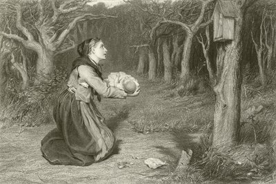 Het heiligdom in het bos door William Quiller Orchardson