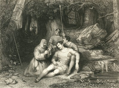 De dood van Llewellyn door William Radclyffe