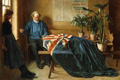 Voorbereiding voor Kroningsdag, Chichester, c.1902 door William Rainey