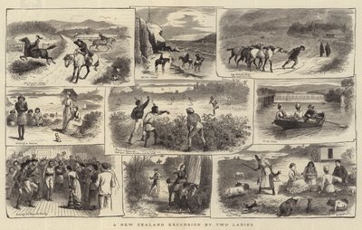 Een excursie in Nieuw-Zeeland door twee dames door William Ralston