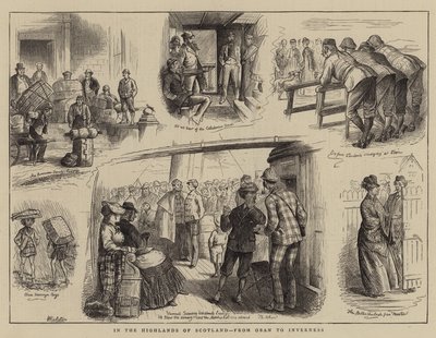 In de Hooglanden van Schotland, van Oban naar Inverness door William Ralston