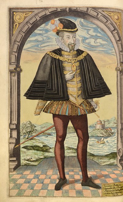 Emmanuel Philibert, Hertog van Savoye, uit Honor Military, and Civill, William Segar, uitgegeven door Robert Barker, Londen, 1602 door William Rogers