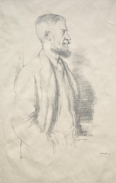George Bernard Shaw, 1897 door William Rothenstein
