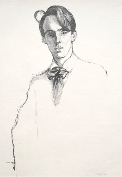 William Butler Yeats, 1898 door William Rothenstein