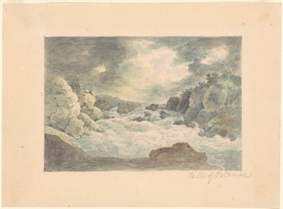 Watervallen van de Potomac door William Russell Birch