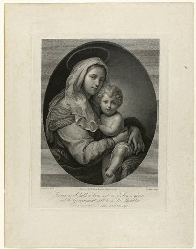 Madonna en Kind door William Sharp