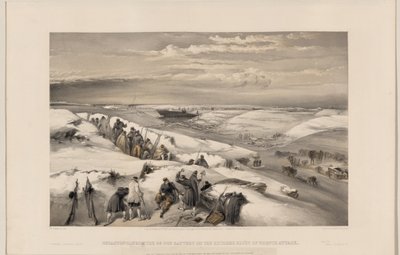 Sebastopol vanaf de 26 kanonnen batterij, 1855 door William Crimea Simpson