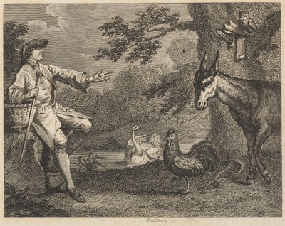 De Uil, de Zwaan, de Haan, de Spin, de Ezel en de Boer door William Skelton