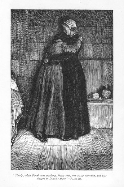 Scène uit Adam Bede door George Eliot, ca. 1885 door William Small