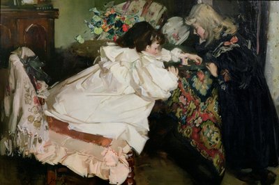 Tiddleywinks door William Somerville Shanks
