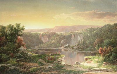 Bergmeer bij Piedmont, Maryland door William Sonntag