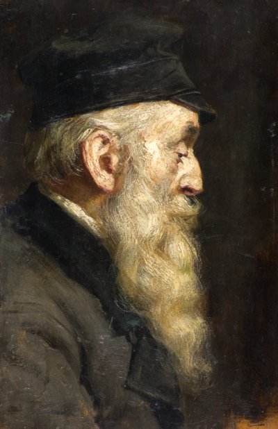 Portret van een oude man door William Stewart MacGeorge