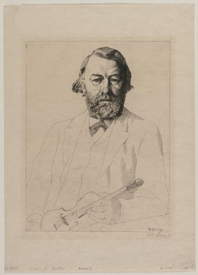 Dr. Joachim door William Strang