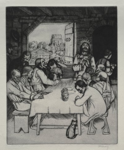 Het laatste avondmaal door William Strang